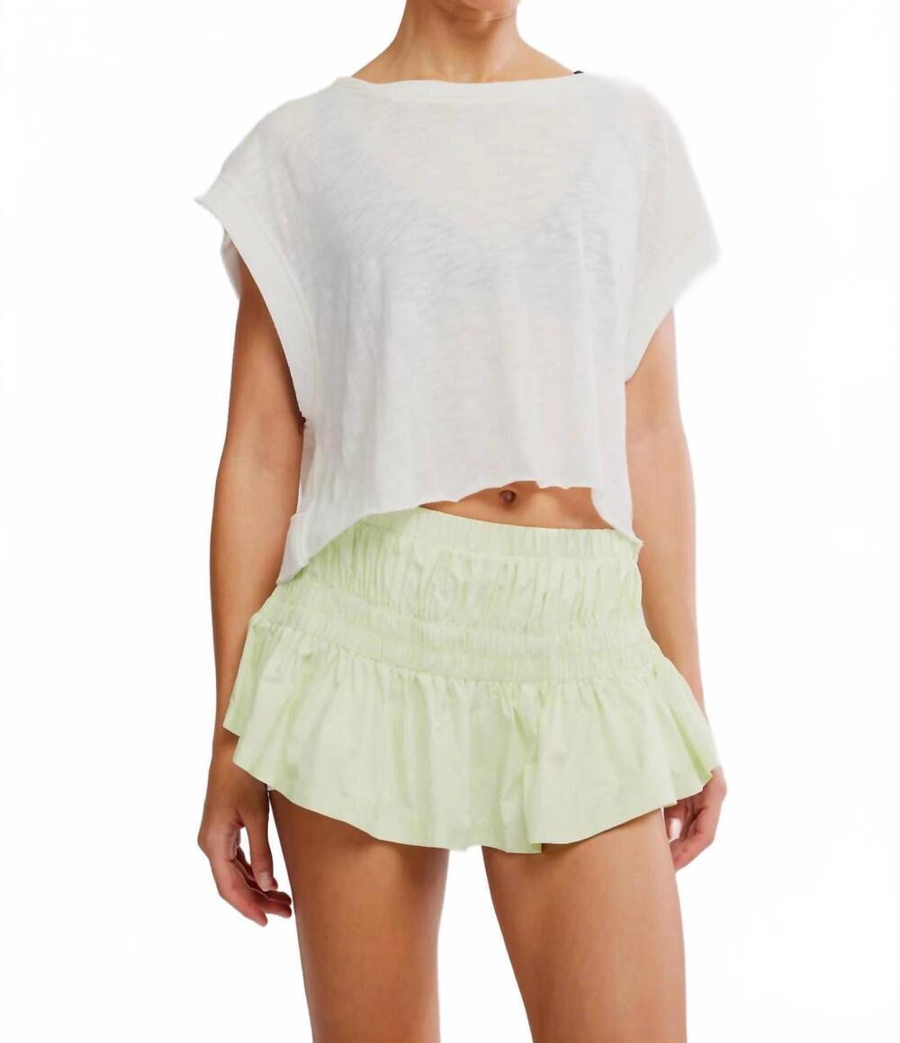 NEW FREE PEOPLE women's a-game skort in green